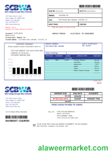 SCBWA water utility business bill,  SCR